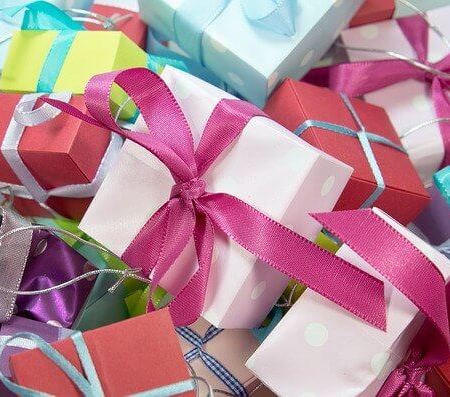 A selection of Christmas presents