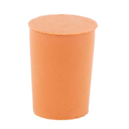 An orange rubber bung