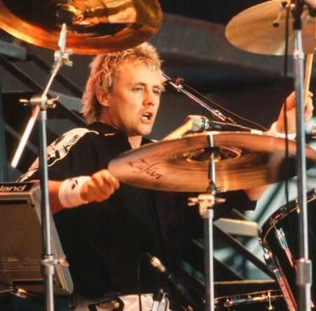 Queen's Roger Taylor Drumming
