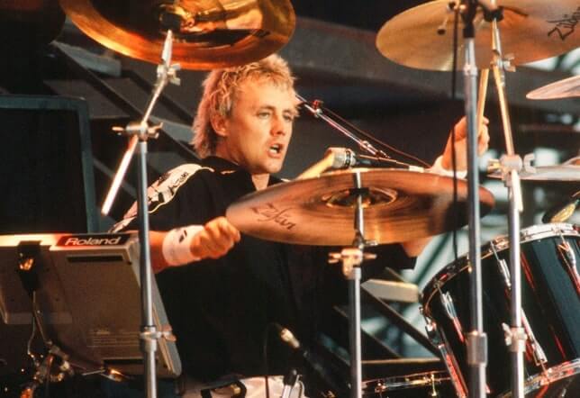 Queen's Roger Taylor Drumming