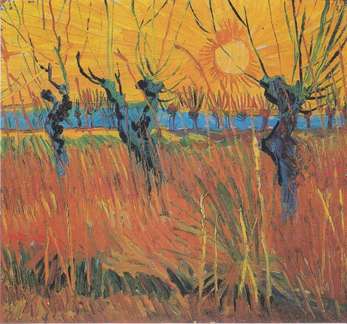 Willows at Sunset by Vincent van Gogh