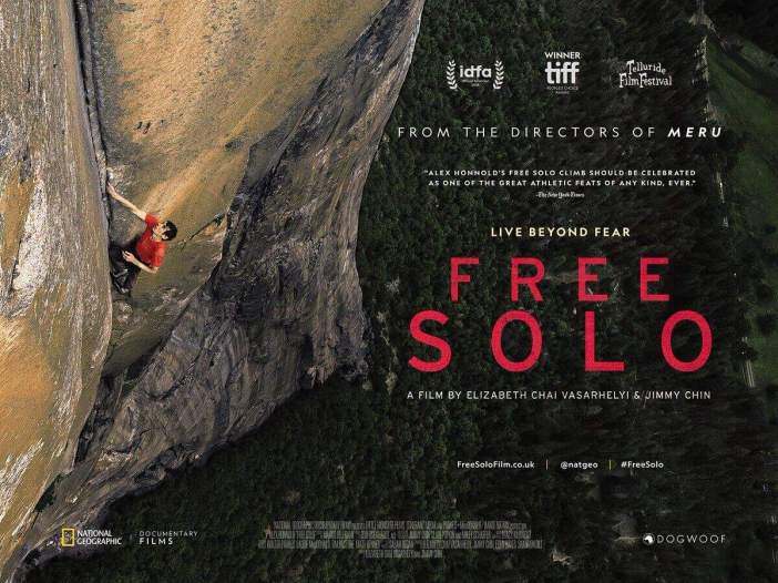 Free Solo the film about Alex Honnold