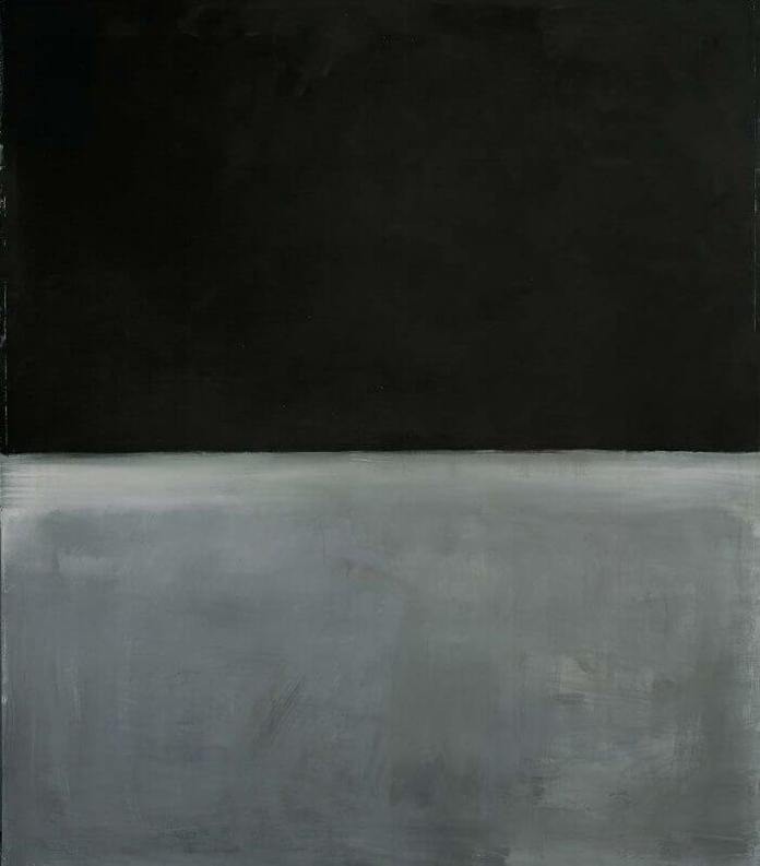 Untitled (Black on Gray) by Mark Rothko