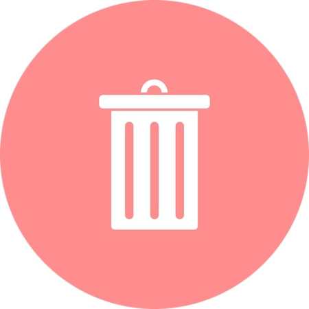 A bin for an app icon