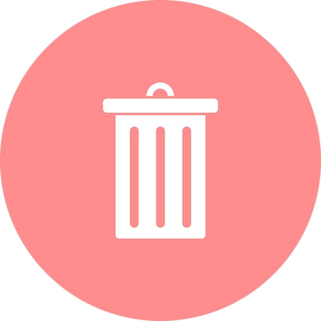 A bin for an app icon