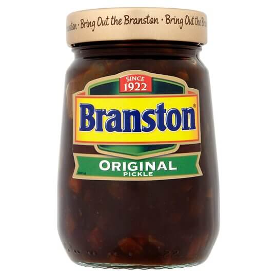 A jar of Branston Pickle
