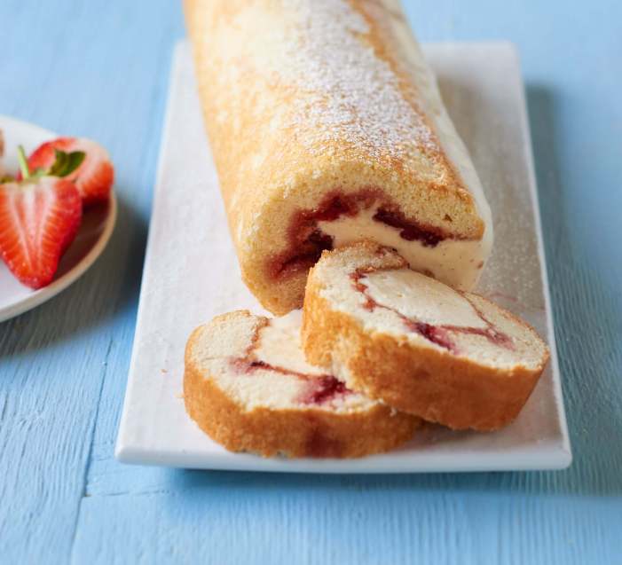 Arctic Roll ice cream dessert