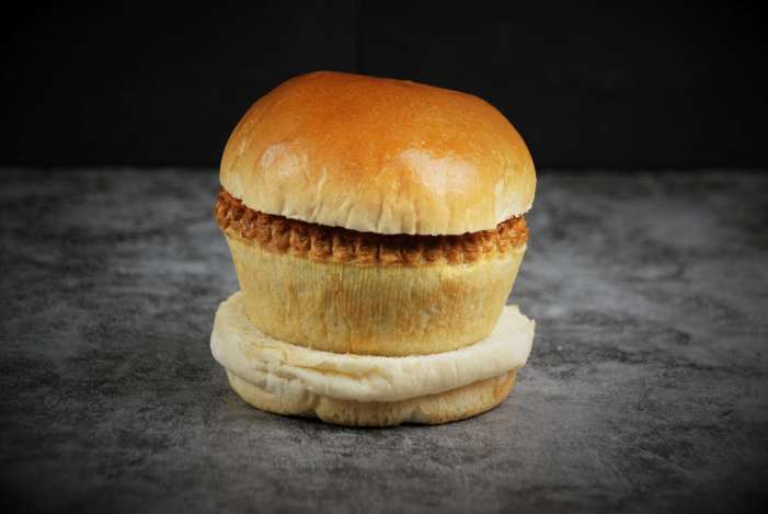 The Wigan kebab (also called the pie barm)
