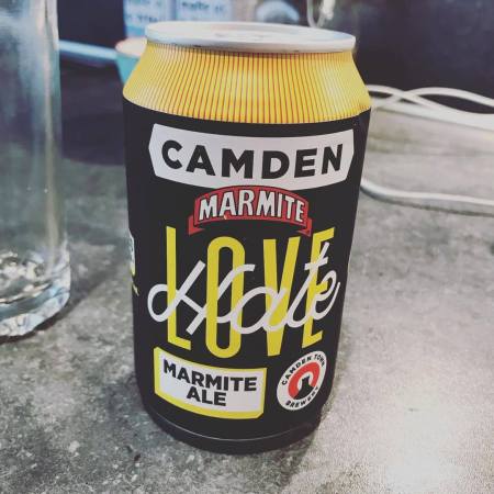 A can of Camden Town Brewery's Marmite Ale