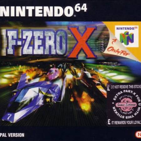 F-zero X on the Nintendo 64