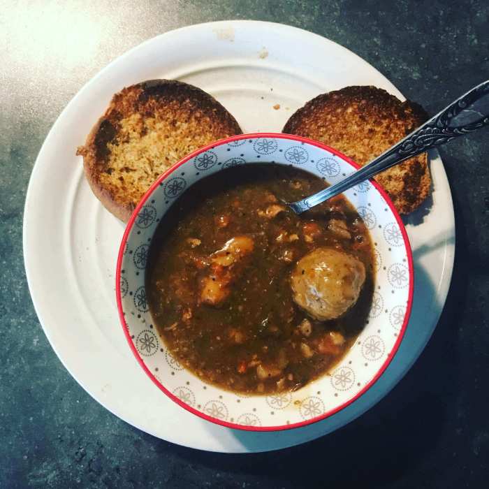 Heinz Christmas Dinner Big Soup served for Christmas