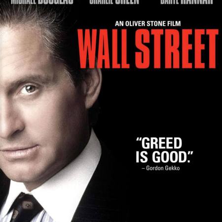 Wall Street with Gordon Gekko and "Greed is good"