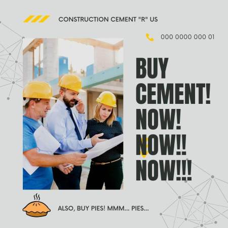 Buy Cement Now!