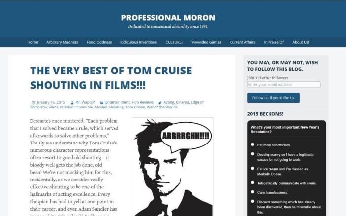 Professional Moron in 2015