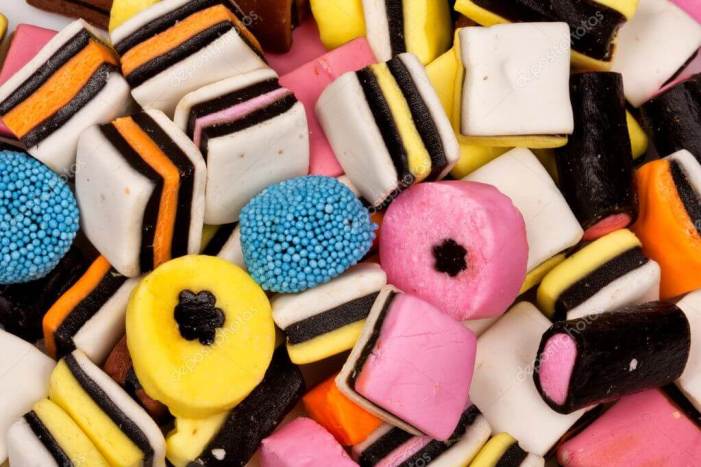A selection of liquorice allsorts
