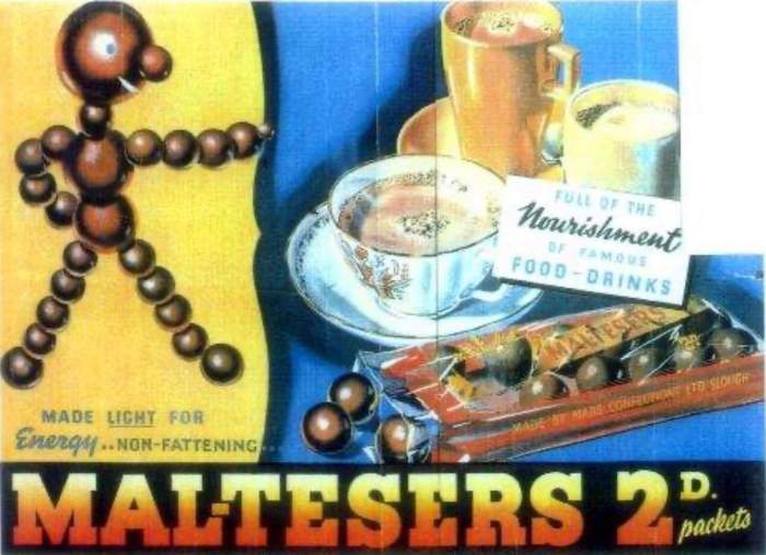 Maltesers 1930s original box