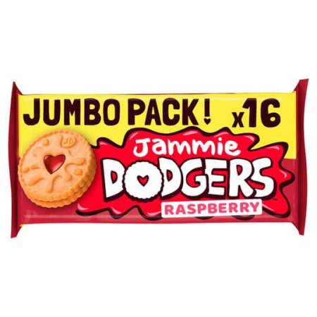 Jammie Dodgers biscuits pack