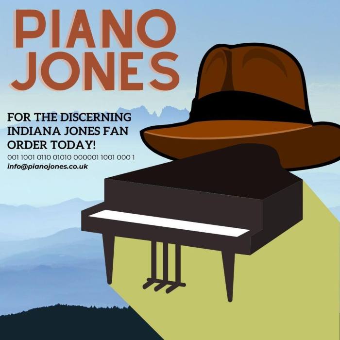 Piano Jones the Indiana Jones piano