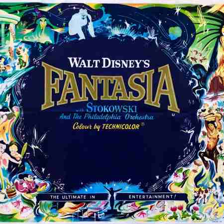 Fantasia film poster for Disney
