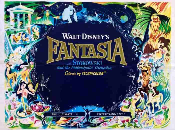 Fantasia film poster for Disney
