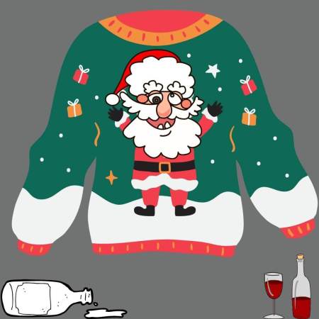 Santa's Lovely Christmas Jumper