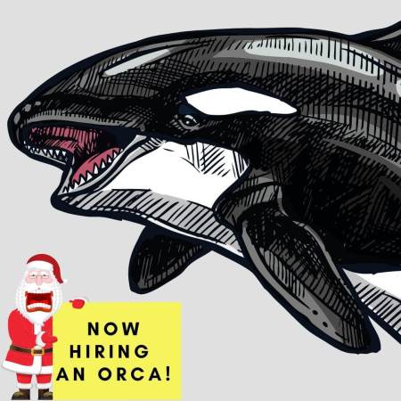 Santa is hiring an orca