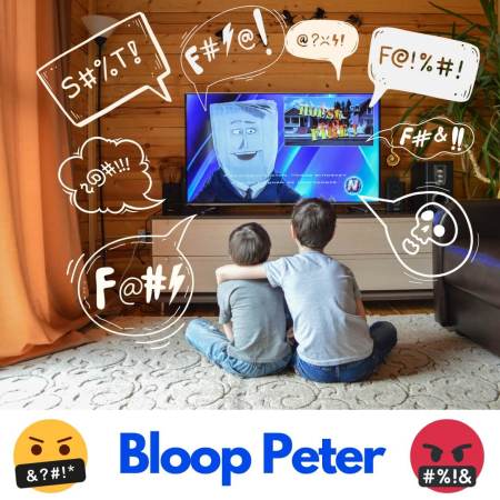 Bloop Peter the profane kids TV show