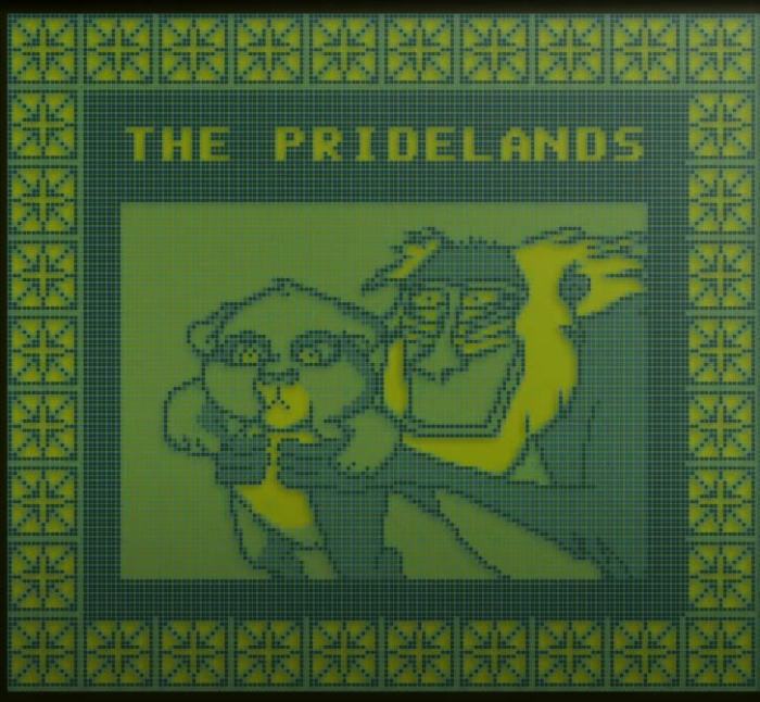 Game Boy Lion King with Rafiki holding up Simba