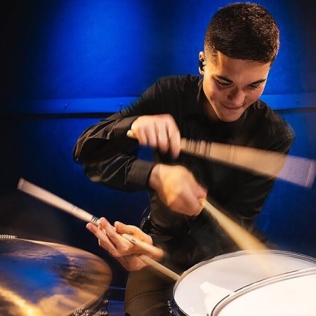 Greyson Nekrutman drumming