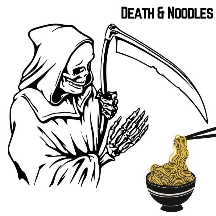 Death & Noodles funeral parlour