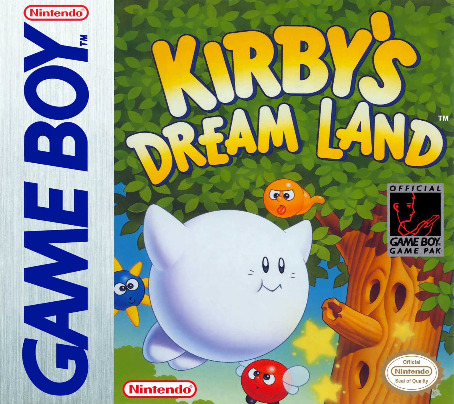 Jeu Game Boy – Kirby's Dream Land – Version Originale Authentique – état Correct