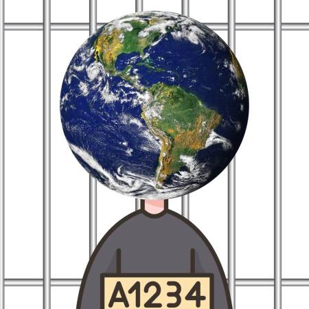 Earth in prison after being sued