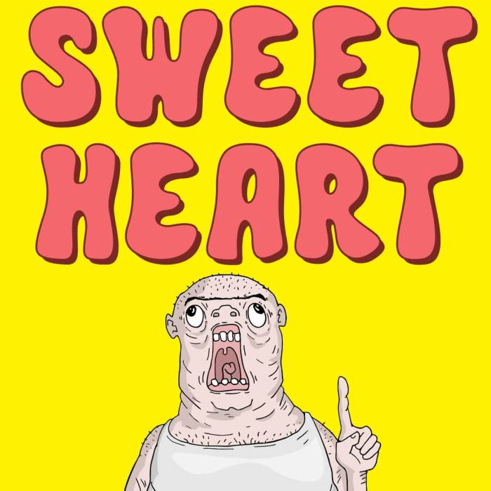 An ugly man calling women sweetheart