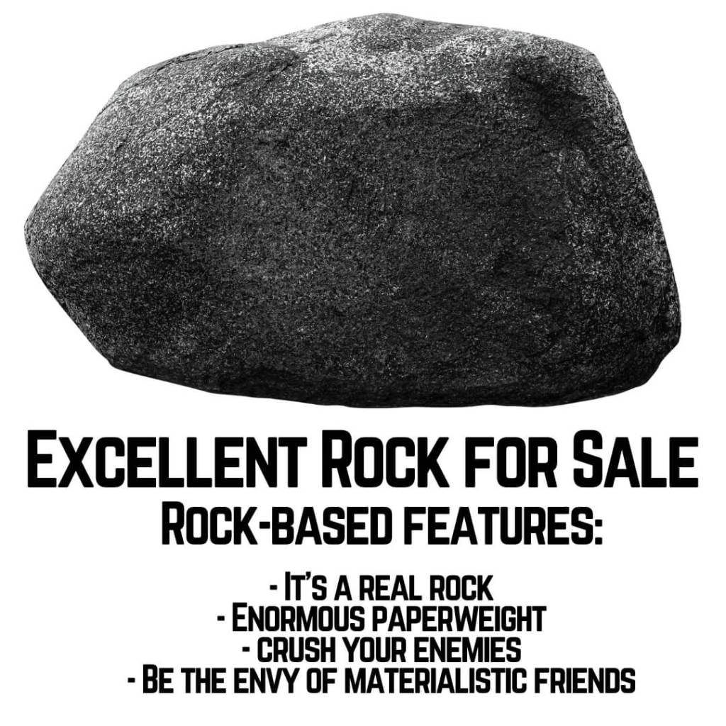 Rock for Sale: Buy an EXCELLENT Rock 🪨 [Sponsored Post] – Professional ...