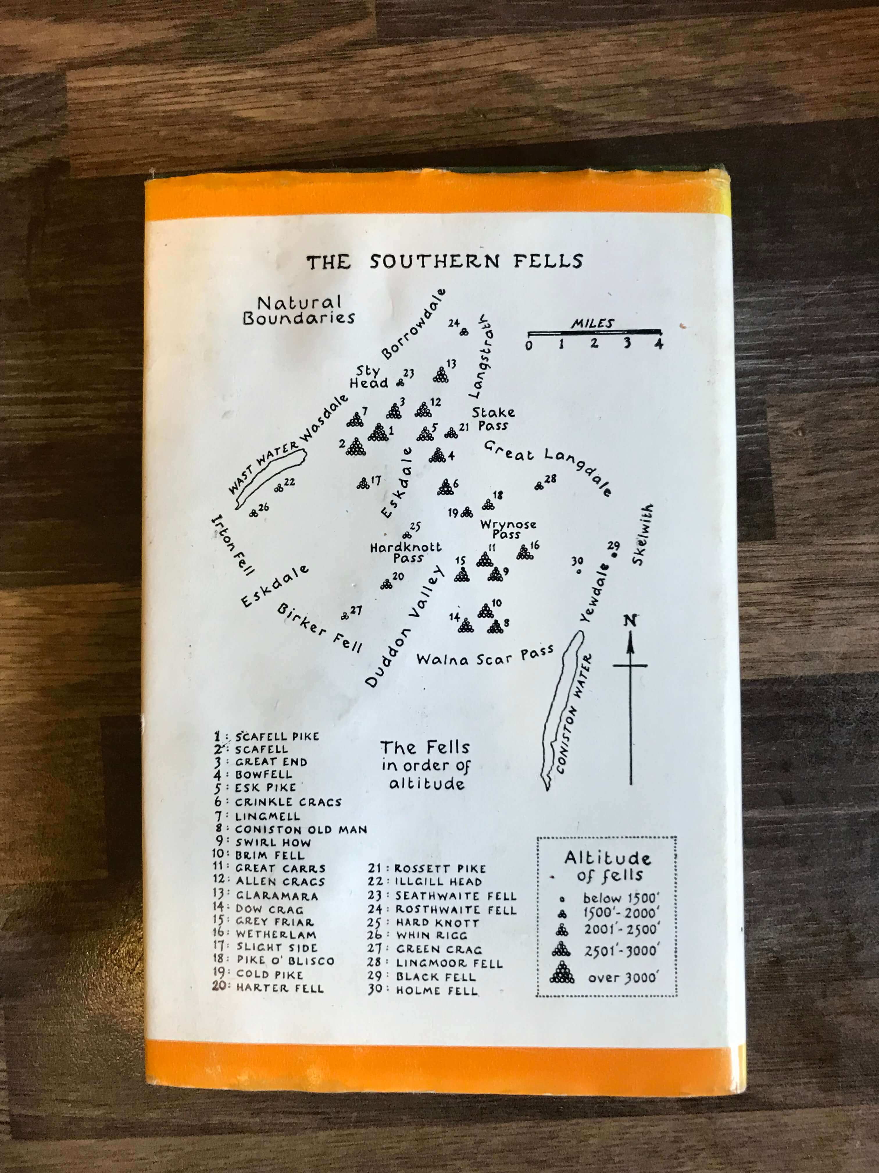 A Pictorial Guide to the Lakeland Fells The Southern Fells picture of rear cover