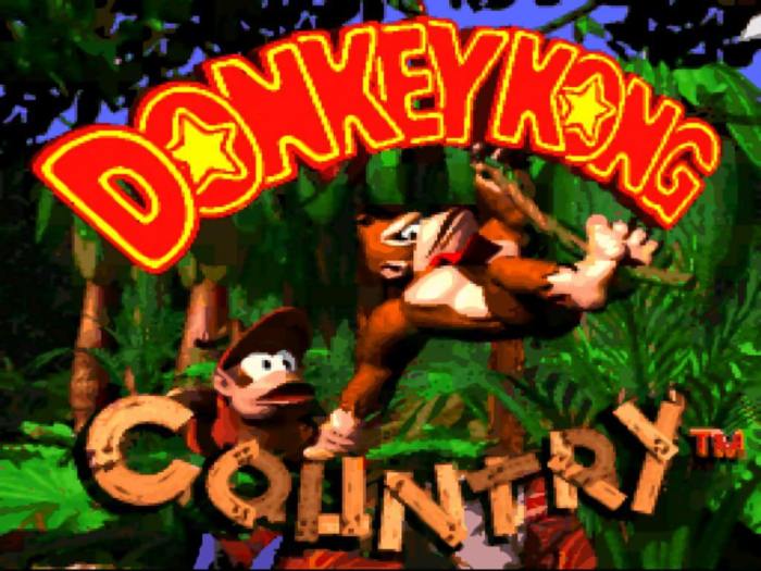 Donkey Kong Country intro screen