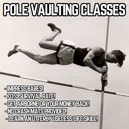 Pole vaulting classes and their health benefits