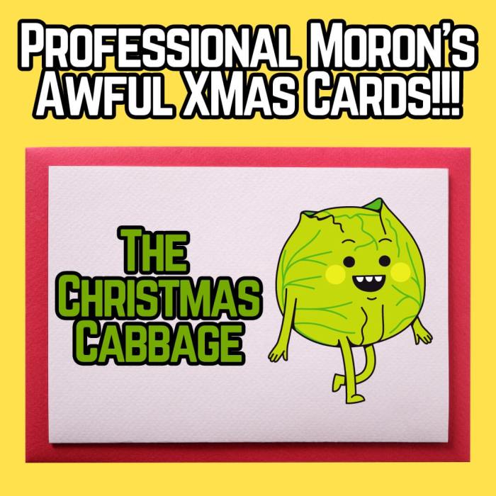 Professional Moron's Awful Christmas Cards