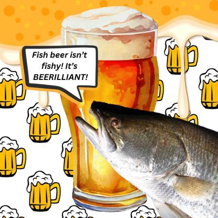 Fish beer, the beer with fish flavour that's brilliant