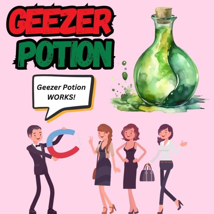 Geezer Potion for real men seeking dates