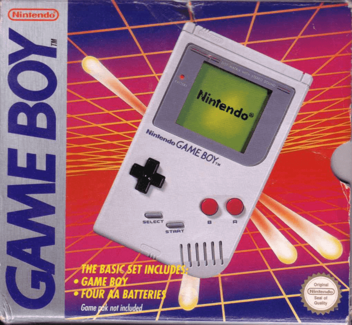 The original Game Boy by Nintendo