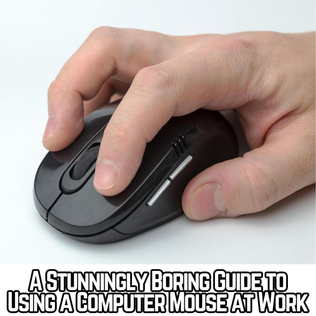 Mouse Using A Computer For Work Using a Computer Mouse in the Office (Stunningly Boring Business Guide ...