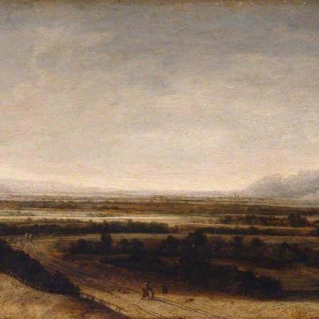 Flat Landscape with a View to Distant Hills by Philips de Koninck