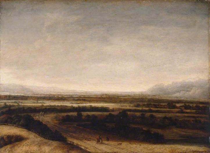 Flat Landscape with a View to Distant Hills by Philips de Koninck