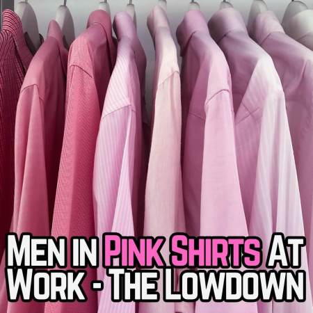 Men wearing pink shirts to the office guide