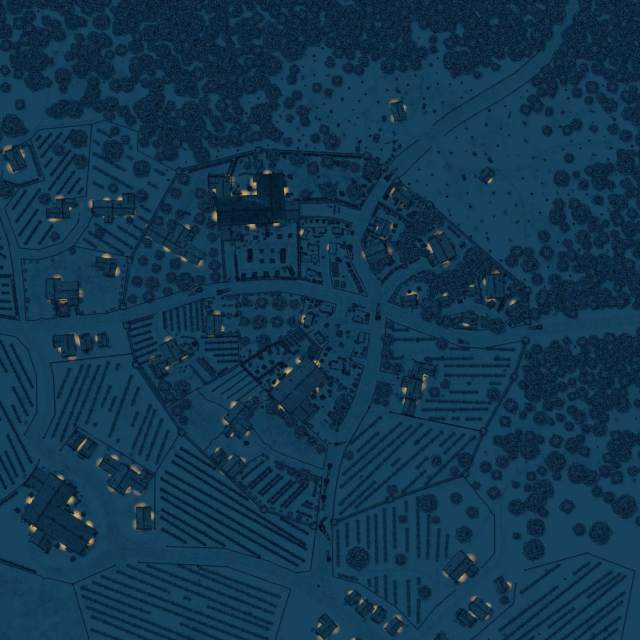 Canvas of Kings night-time map