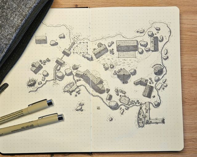 Canvas of Kings sketches by Hannes Breuer
