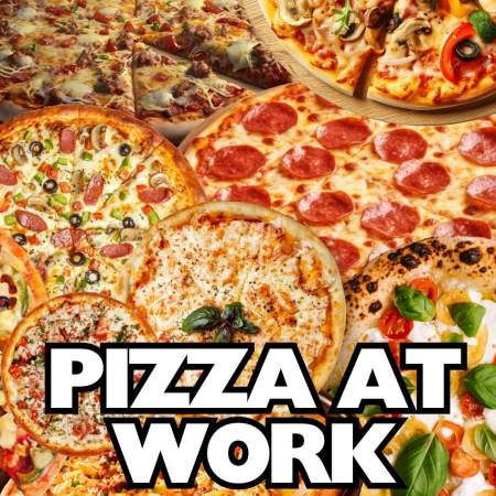Pizza at work as a company perk