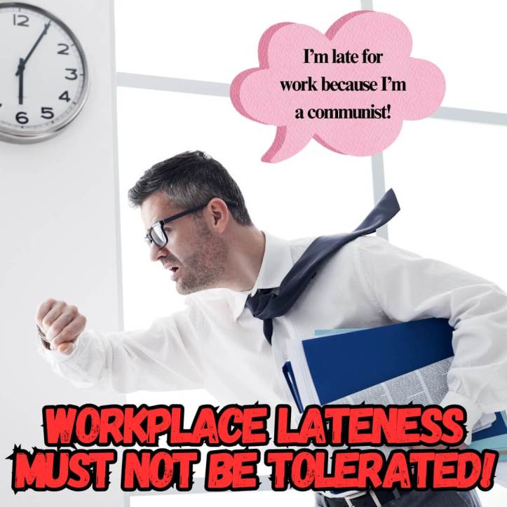 Employers must not tolerate workplace lateness