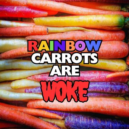 Rainbow carrots are woke